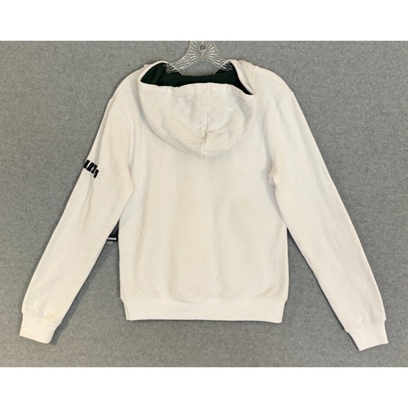 NEW! Colosseum Michigan State Spartans Hoodie Mens Small White Embroideded Logo - Picture 3 of 10